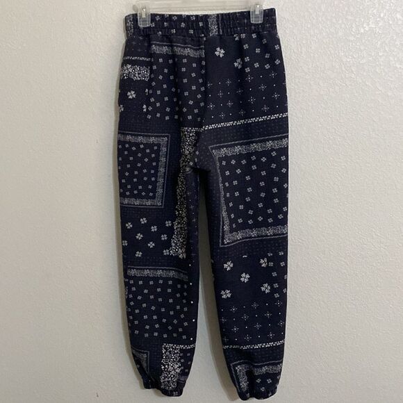 AG Women’s Bandana Print Sweatpants Size S - Picture 4 of 6